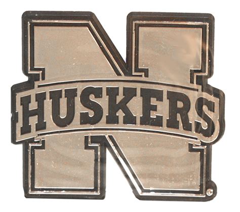 Chrome Nebraska N Logo