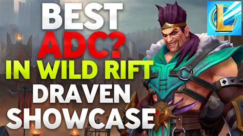 Draven Champion Spotlight Wild Rift Glorious Executioner Adc