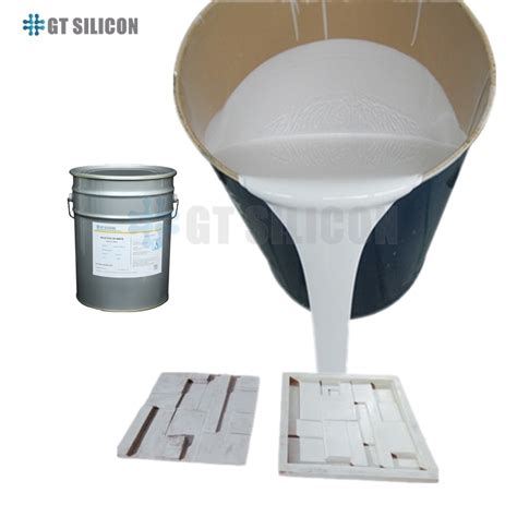 Premium Pourable Liquid Silicon Rubber For Casting Concrete Stone And