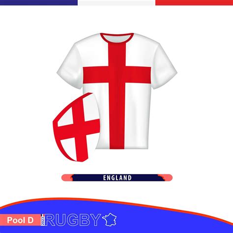 Rugby jersey of England national team with flag. 26542265 Vector Art at ...