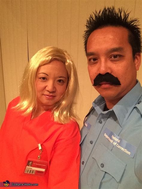 Pornstache and Piper Chapman Couple Costume | DIY Costumes Under $45