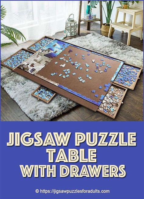 Jigsaw puzzle table drawers – Artofit