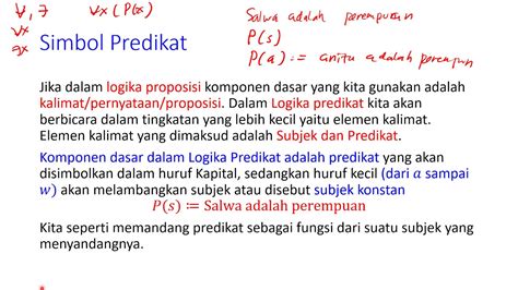 13 Logika Predikat Part 1 Youtube