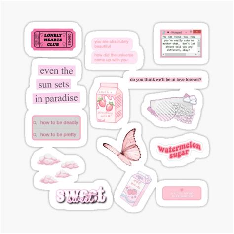 Pastel Pink Aesthetic Stickers Ubicaciondepersonas Cdmx Gob Mx