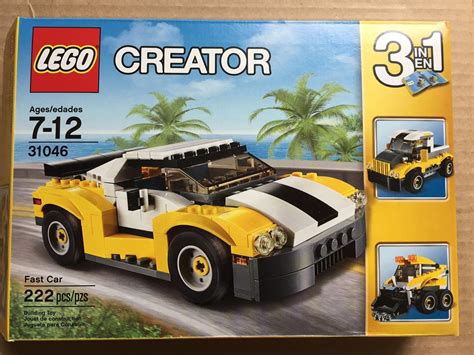 Lego Creator 3 in 1 Fast Car Review 31046