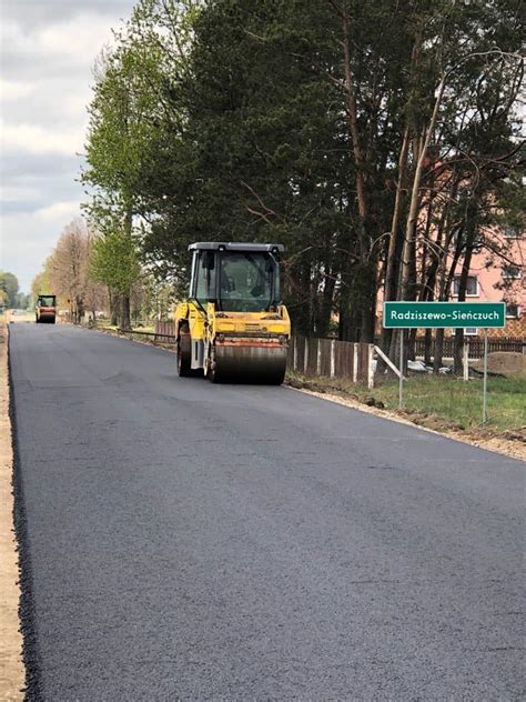 Nowy Asfalt W Gminie Ciechanowiec Podlaskie