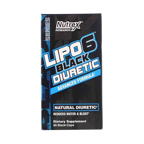 Lipo 6 Black Diuretic Nutrex Research 80 Caps USA