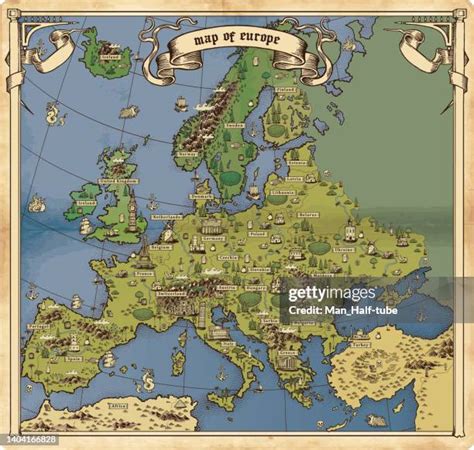 Medieval Map Of Europe Photos and Premium High Res Pictures - Getty Images