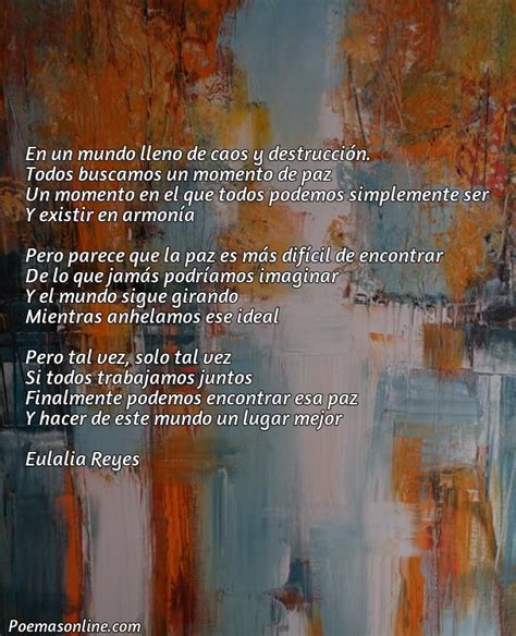 Mejores Poemas Sobre La Paz Mundo Poemas Online