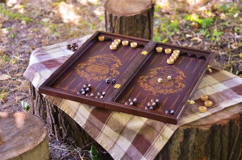 BUY Wooden backgammon set 183096711 - HANDMADE GOODS at MADEHEART.COM