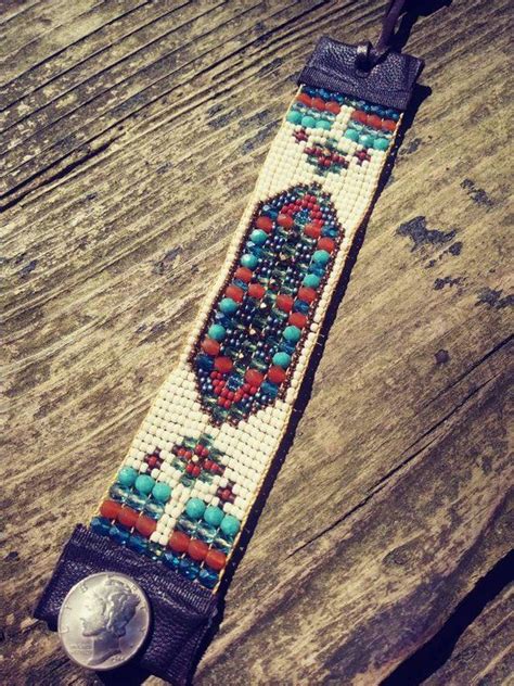 Hand Loomed Bracelet Hand Woven Bracelet Native American Etsy Bead