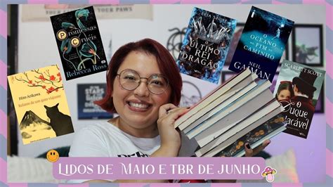 10 LIVROS LIDOS EM MAIO E TBR DE JUNHO YouTube