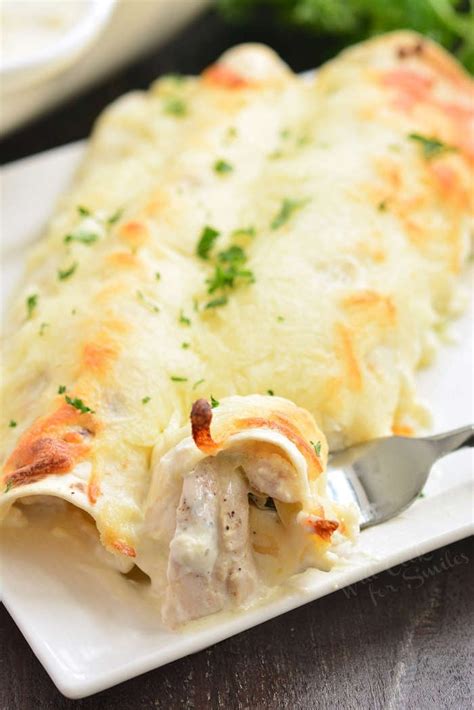 Creamy Spinach Turkey Enchiladas Will Cook For Smiles