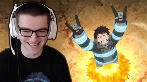 Training Fire Force Episode 18 Live Reaction Youtube