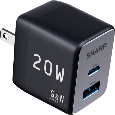 Sharp Usb C Charger 2 Pack 20w Dual Port Usb Ac