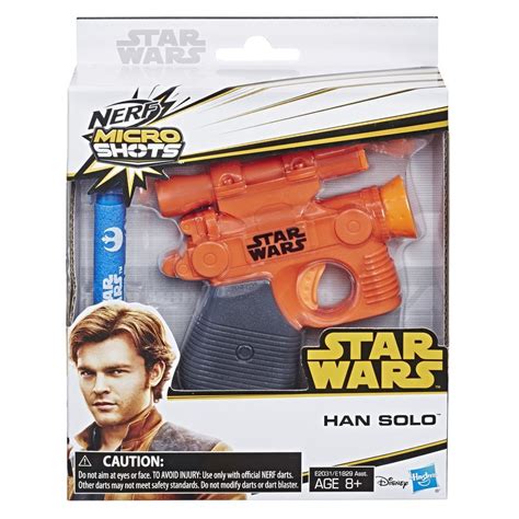 Nerf MicroShots Star Wars Han Solo Blaster | Nerf