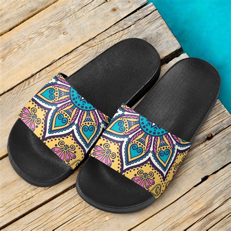 Lovely Boho Mandala Vol 3 Slide Sandals This Is It Original