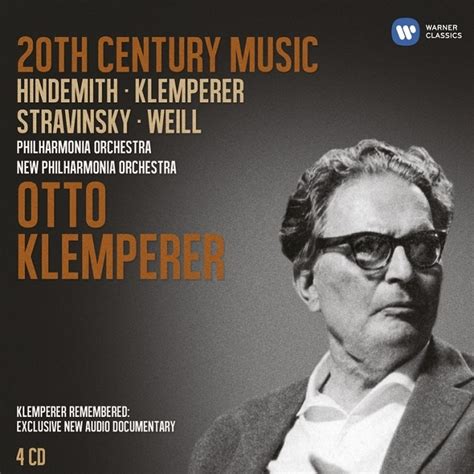 Otto Klemperer オットー・クレンペラー「twentieth Century 20世紀音楽集」 Warner