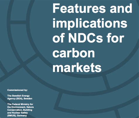 Features And Implications Of Ndcs For Carbon Markets Final Report