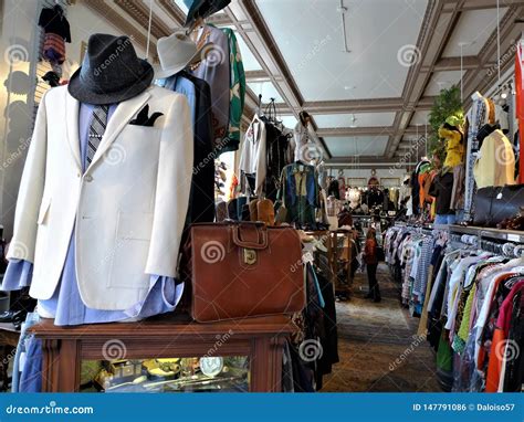 San Francisco A Vintage Clothing Store Editorial Photo Image Of City