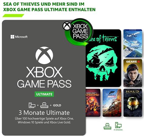 Xbox Game Pass Ultimate 3 Monate Xbox Onewindows 10 Pc Download