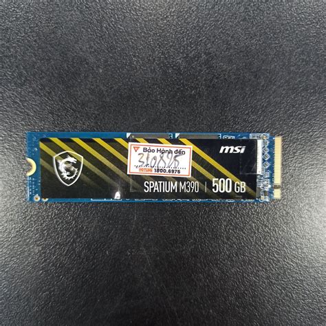 SSD MSI 500GB SPATIUM M390 NVMe M 2 2280 PCIe Gen 3 0x4 BH 1 THÁNG