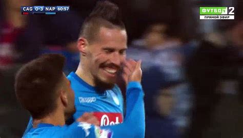 Marek Hamsik Goal Hd Cagliari Napoli Video Dailymotion