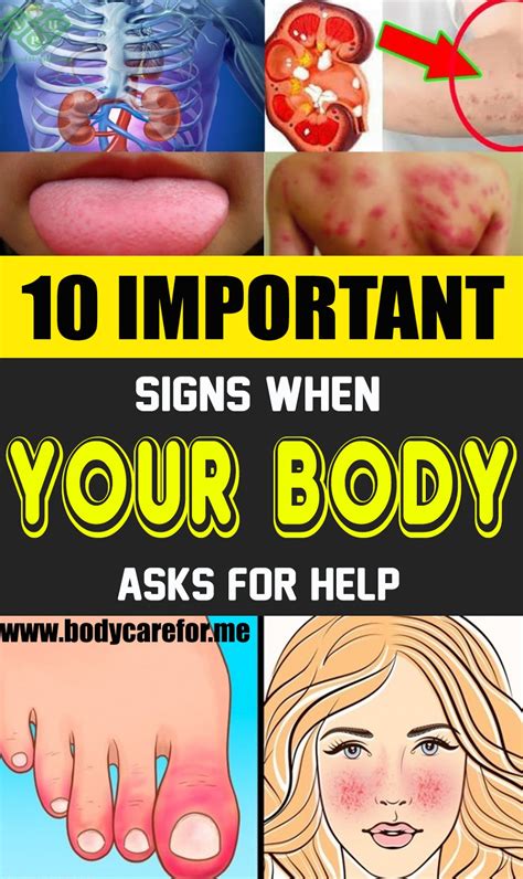 Important Signs When Your Body Asks For Help Don T Ignore Them