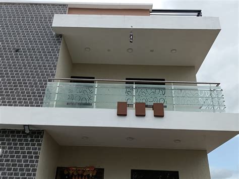 13 5mm Stainless Steel Glass Railing Balcony For Home Material Grade