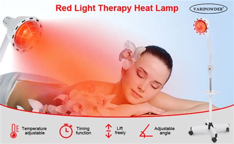 Varipowder Infrared Heat Lamp Near 275w Red Light Therapy Device For Body Pain