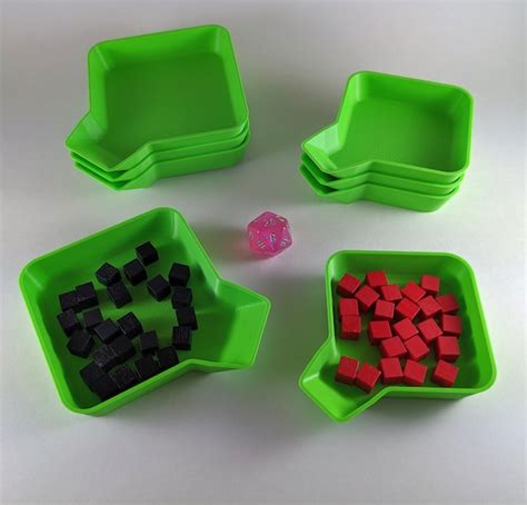 Stackable Board Game Organizer Token Trays With Easyfunnel Etsy