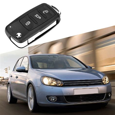 3 Button Car Remote Flip Key Fob Case Protective Cover Shell For MK6