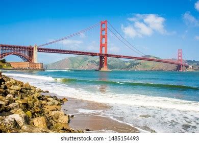 View Golden Gate Bridge Crissy Field Stock Photo 1485154493 | Shutterstock