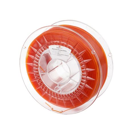 K B Spectrum Filaments Petg Mm Transparent Orange Kg