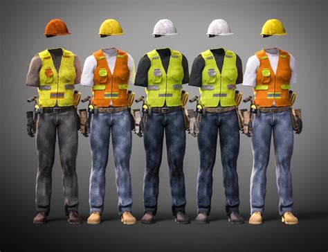 Construction Worker Outfit For Genesis 2 And Genesis 3 Males 3d