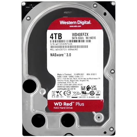 Western Digital Red Plus Hdd Nas Storage Tb Rpm Sata Gb S Mb