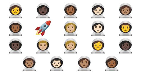 🧑‍🚀 Cohete Emojis 👨‍🚀 👩‍🚀 🚀 🧑🏻‍🚀 🧑🏼‍🚀 🧑🏽‍🚀