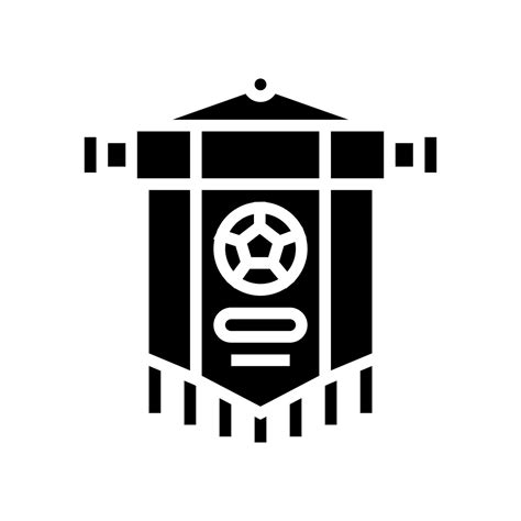 Club Soccer Glyph Icon Vector Illustration 10351801 Vector Art At Vecteezy