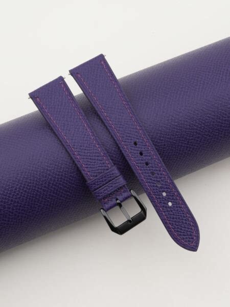 Purple Stingray Leather Apple Watch Band | Handdn - Bespoke Watchstraps