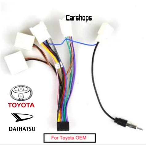 Jual Kabel Pnp Toyota Daihatsu For Headunit Android Socket Plug And