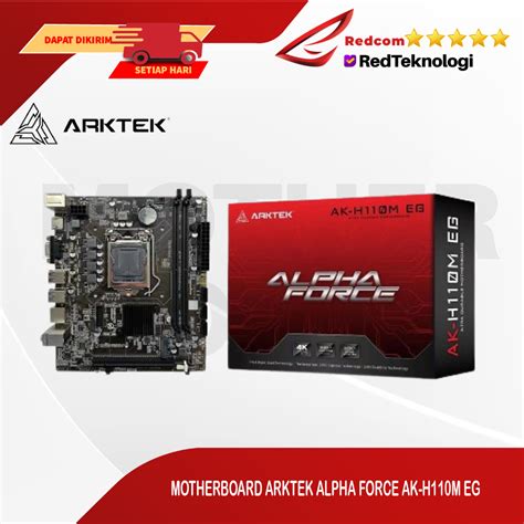 Arktek Alpha Force Ak H M Eg Motherboard Shopee Malaysia