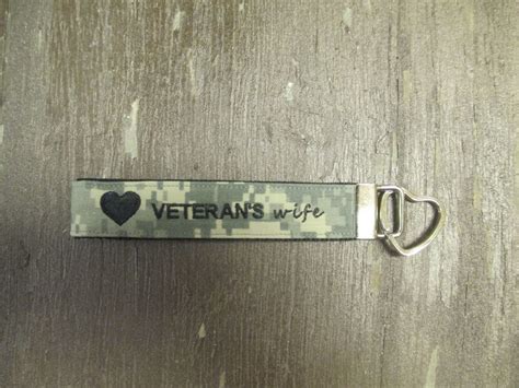 Army Name Tape Key Chain Army Military Keychain Army Key Fob Love My