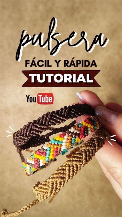 Cómo hacer PULSERA de HILO fácil y rápida PASO A PASO DIY Easy