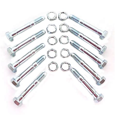 10 Replacement Shear Pins W Bolts Made To Fit Craftsman Snowblowers