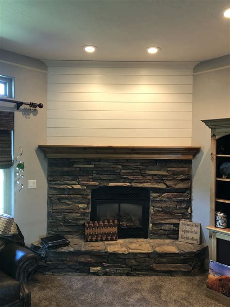 How To Install Shiplap Over Brick Fireplace Fireplace Guide By Linda