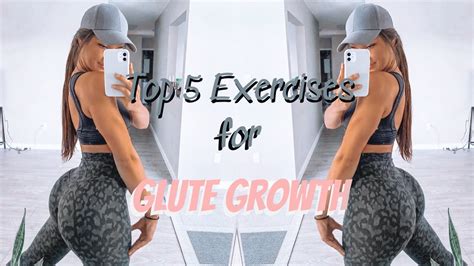 Top 5 Exercises For Glute Growth Ultamate Booty Workout Youtube