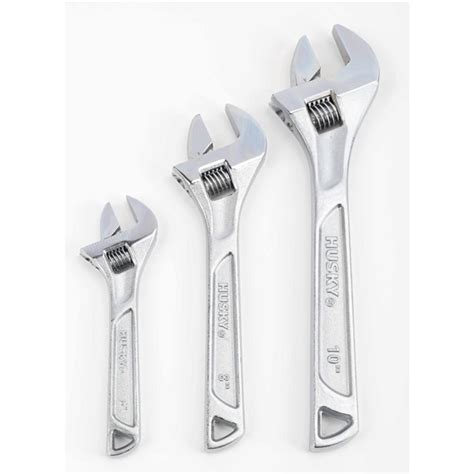 Lot Detail Husky Adjustable Wrench Set3 Piece