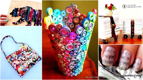 35 Diy Creative Things That Can Be Done With Your Old Magazines Cosas