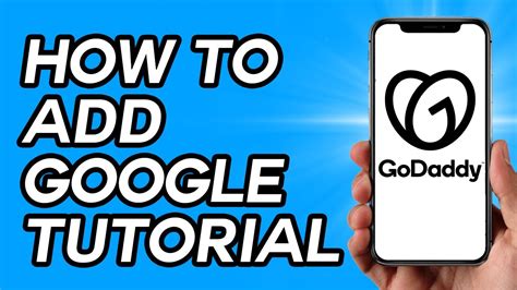 How To Add Google Analytics In Godaddy Website Builder Youtube