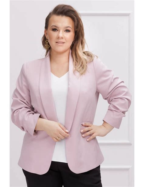 Damska Marynarka Fontana Plus Size W Modnym Kolorze Rozmiar Kolor